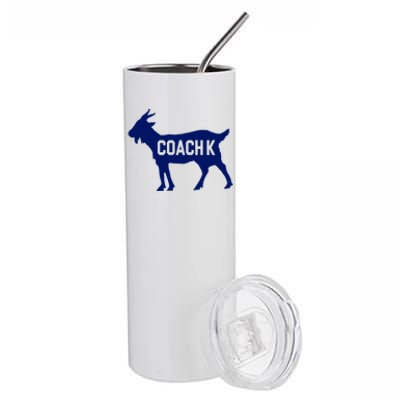 Coach K Goat Stainless Steel Tumbler