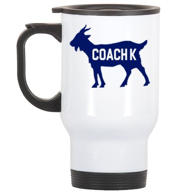 Coach K Goat Stainless Steel Travel Mug