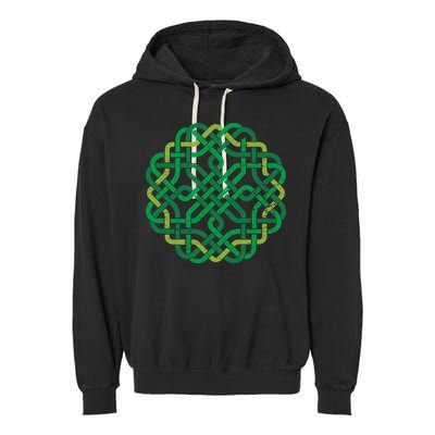 Celtic Knot Gaelic Knotwork St Patrick's Day Garment-Dyed Fleece Hoodie