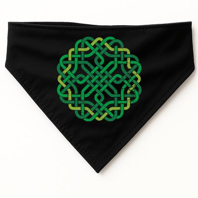 Celtic Knot Gaelic Knotwork St Patrick's Day USA-Made Doggie Bandana
