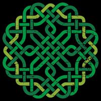 Celtic Knot Gaelic Knotwork St Patrick's Day Flexfit Unipanel Trucker Cap