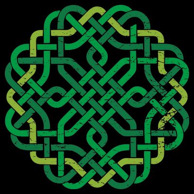 Celtic Knot Gaelic Knotwork St Patrick's Day T-Shirt