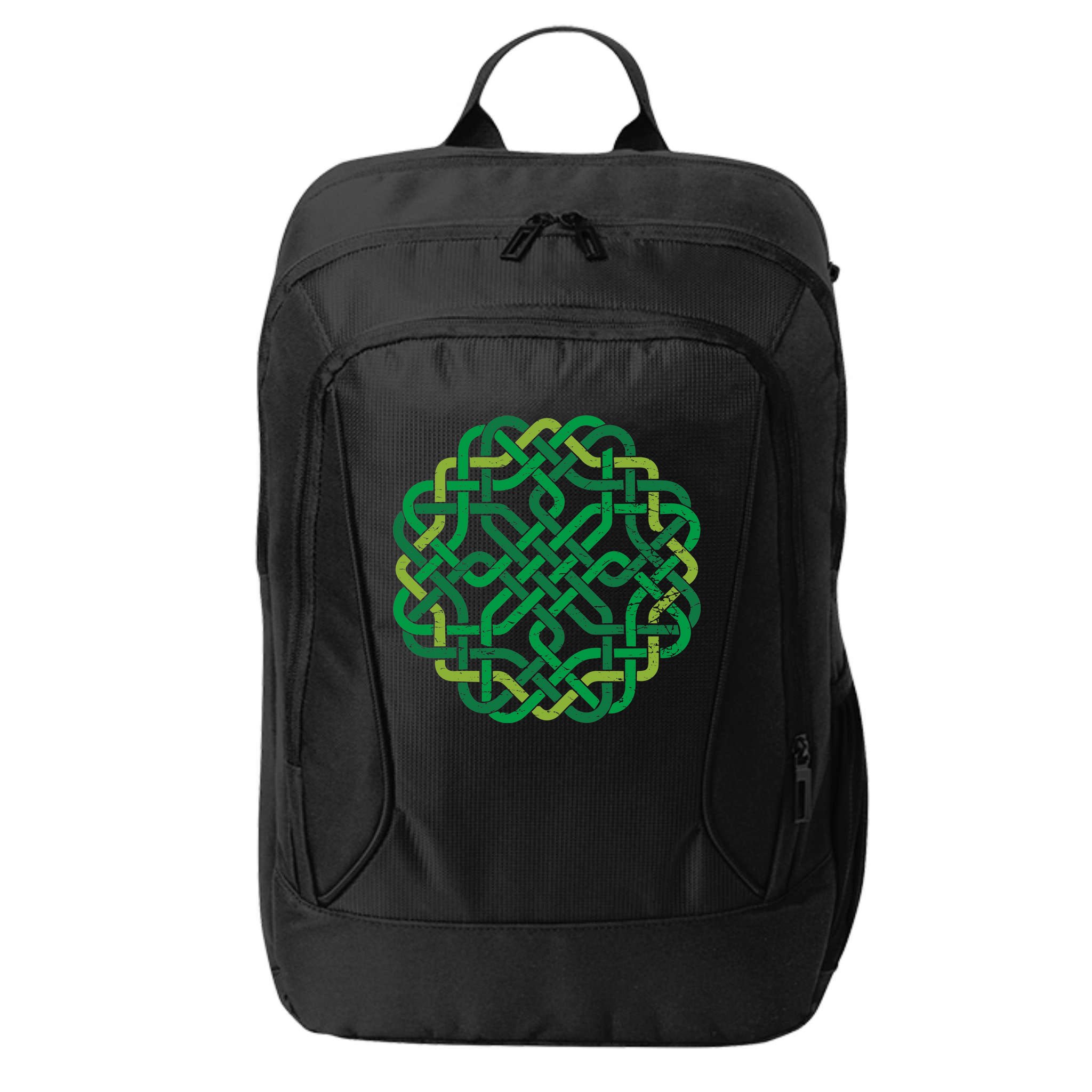 Celtic Knot Gaelic Knotwork St Patrick's Day City Backpack