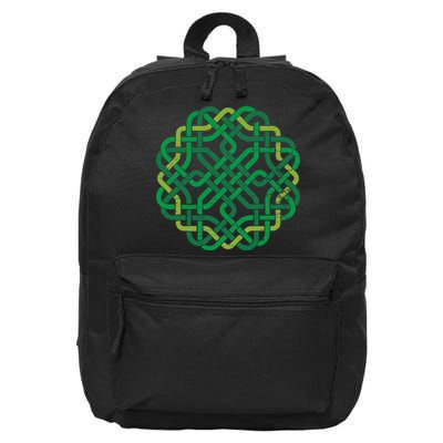 Celtic Knot Gaelic Knotwork St Patrick's Day 16 in Basic Backpack