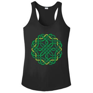 Celtic Knot Gaelic Knotwork St Patrick's Day Ladies PosiCharge Competitor Racerback Tank