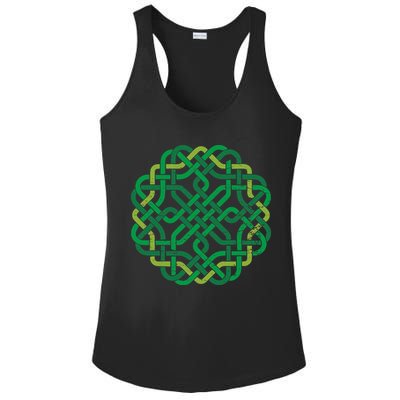 Celtic Knot Gaelic Knotwork St Patrick's Day Ladies PosiCharge Competitor Racerback Tank
