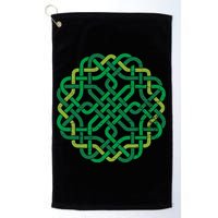 Celtic Knot Gaelic Knotwork St Patrick's Day Golf Towel