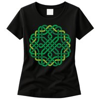 Celtic Knot Gaelic Knotwork St Patrick's Day Womens T-Shirt