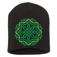 Celtic Knot Gaelic Knotwork St Patrick's Day Short Acrylic Beanie