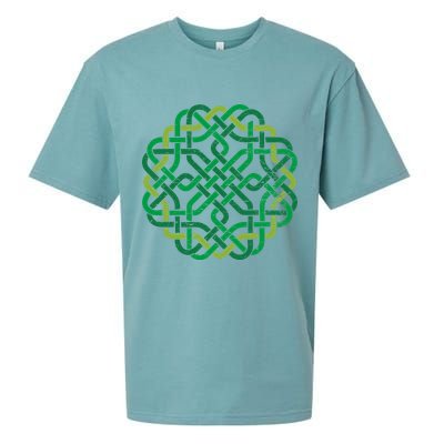 Celtic Knot Gaelic Knotwork St Patrick's Day Sueded Cloud Jersey T-Shirt