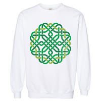 Celtic Knot Gaelic Knotwork St Patrick's Day Garment-Dyed Sweatshirt
