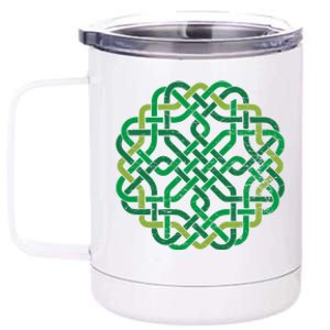 Celtic Knot Gaelic Knotwork St Patrick's Day 12 oz Stainless Steel Tumbler Cup