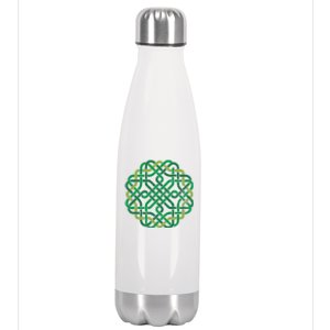 Celtic Knot Gaelic Knotwork St Patrick's Day Stainless Steel Insulated Water Bottle