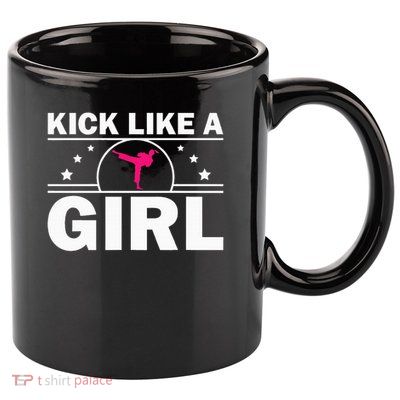 Cool Karate Gift Kickboxing Karate Lover Taekwondo Cute Karate  11oz C Handle Ceramic Mug