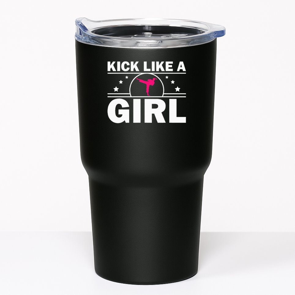 Cool Karate Gift Kickboxing Karate Lover Taekwondo Cute Karate  Tumbler