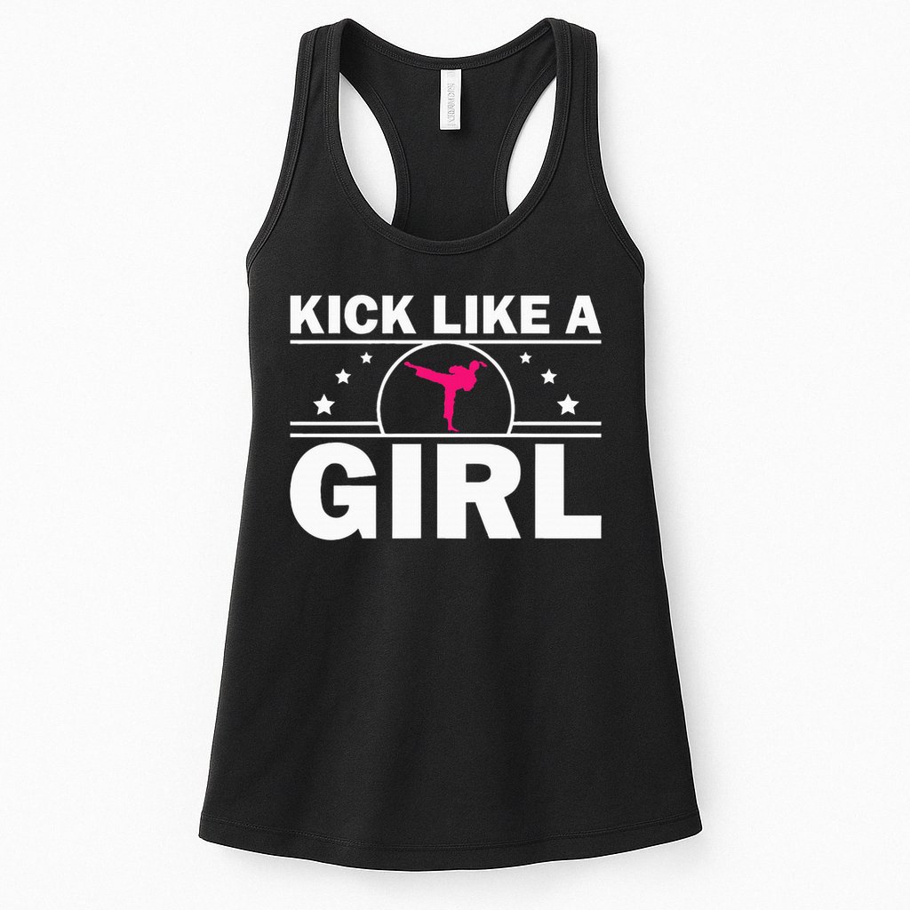Cool Karate Gift Kickboxing Karate Lover Taekwondo Cute Karate  Womens Tank Top
