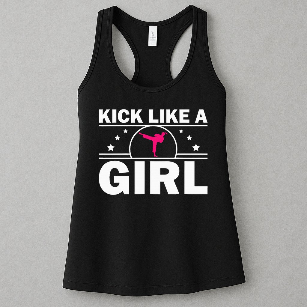 Cool Karate Gift Kickboxing Karate Lover Taekwondo Cute Karate  Womens Tank Top
