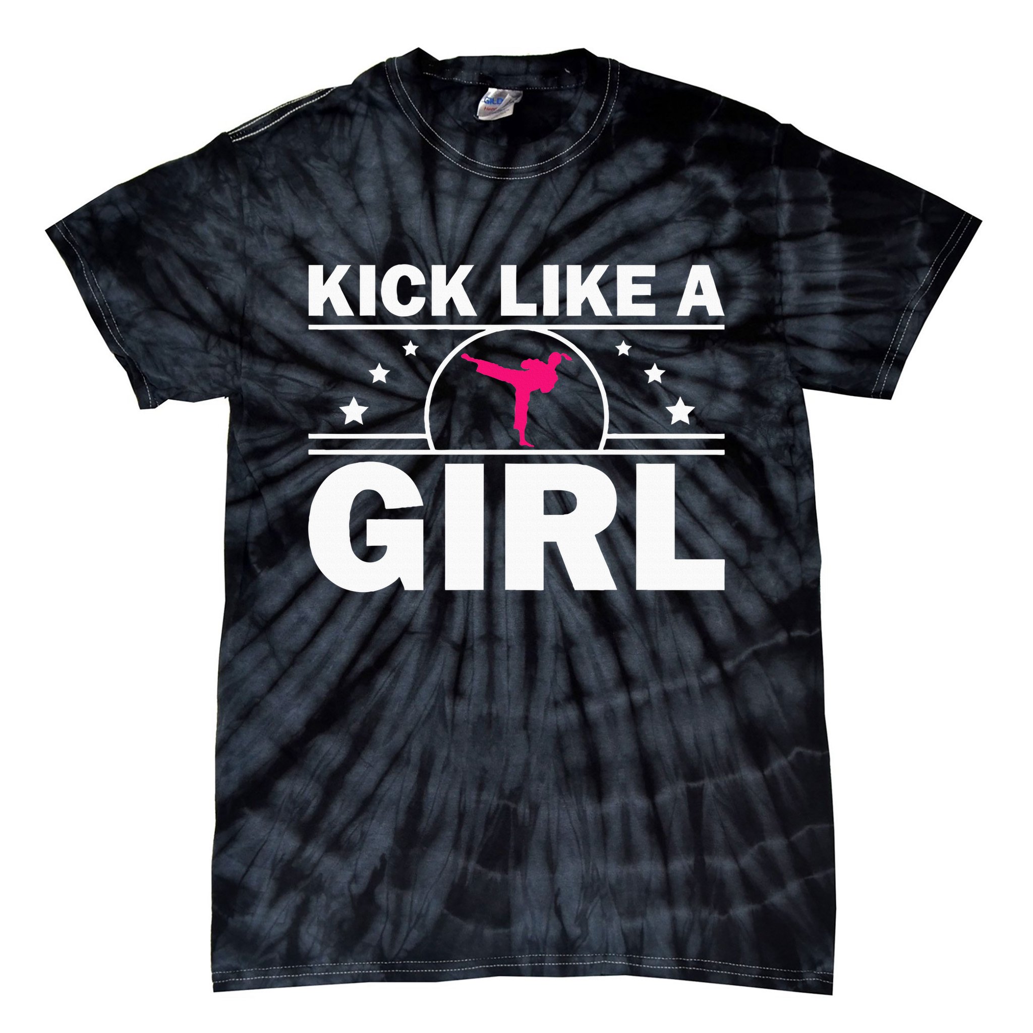 Cool Karate Gift Kickboxing Karate Lover Taekwondo Cute Karate  Tie-Dye T-Shirt