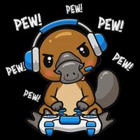 Cute Kawaii Gamer Platypus Lover Button