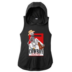 Cowboy Killer Graphic Tee Ladies PosiCharge Tri-Blend Wicking Draft Hoodie Tank