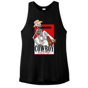 Cowboy Killer Graphic Tee Ladies PosiCharge Tri-Blend Wicking Tank