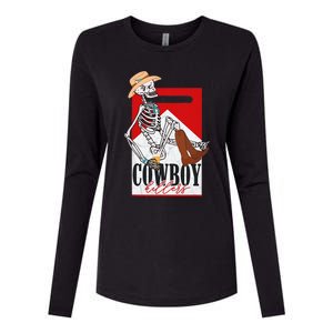 Cowboy Killer Graphic Tee Womens Cotton Relaxed Long Sleeve T-Shirt