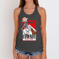 Cowboy Killer Graphic Tee Women's Knotted Racerback Tank