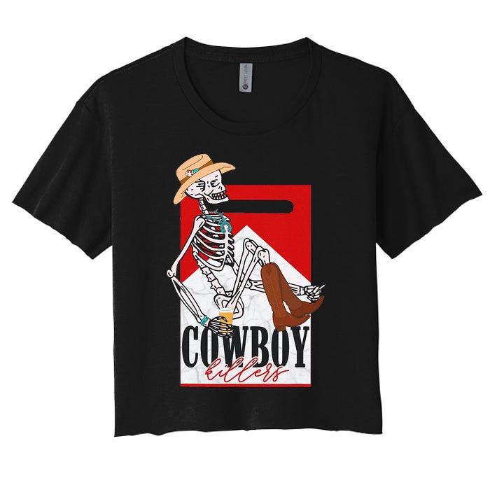 Cowboy Killer Graphic Tee Women's Crop Top Tee