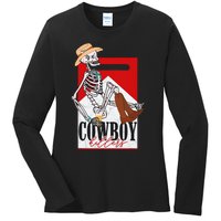 Cowboy Killer Graphic Tee Ladies Long Sleeve Shirt