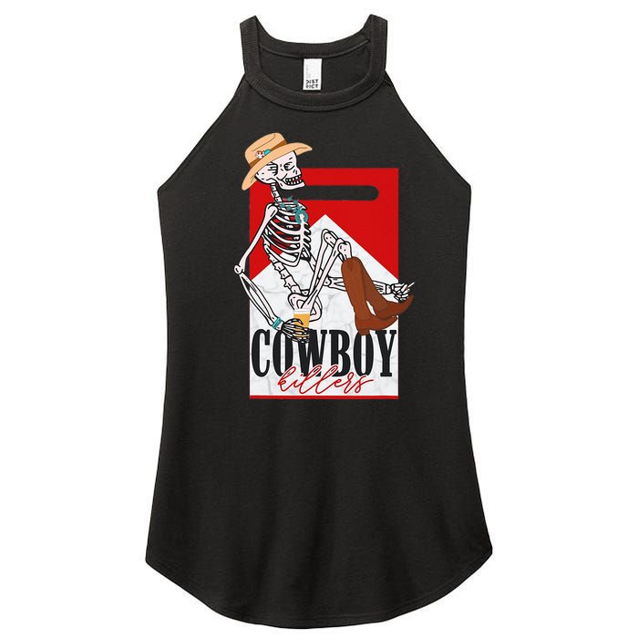 Cowboy Killer Graphic Tee Women's Perfect Tri Rocker Tank