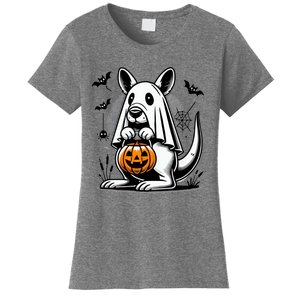 Cute Kangaroo Ghost Funny Halloween Trick Or Treat Women's T-Shirt