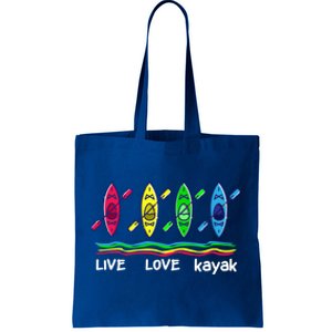 Cool Kayaks Gift For Outdoor Funny Kayaking Boating Cute Gift Tote Bag