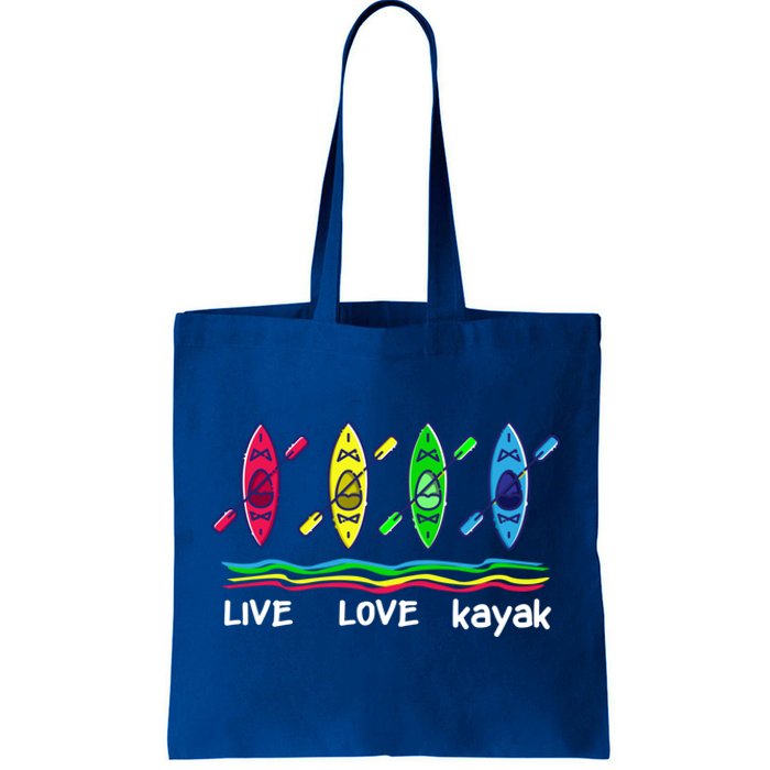 Cool Kayaks Gift For Outdoor Funny Kayaking Boating Cute Gift Tote Bag