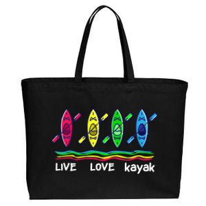 Cool Kayaks Gift For Outdoor Funny Kayaking Boating Cute Gift Cotton Canvas Jumbo Tote