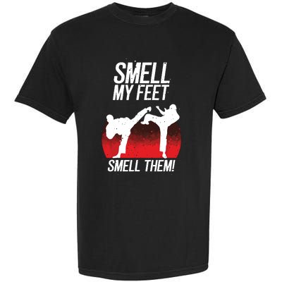 Cool Karate Gift For Boy Girl Funny Smell My Feet Karate Garment-Dyed Heavyweight T-Shirt