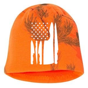 Chef Knife Grunge Retro Us Flag Gift For Cooks Great Gift Kati - Camo Knit Beanie