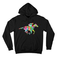 Cute Kentucky Horse Racing Silks Hoodie