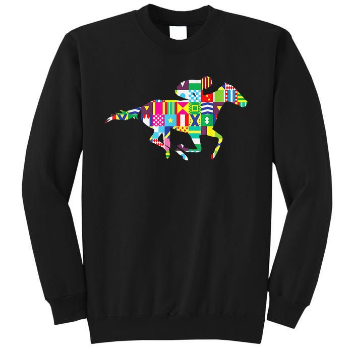 Cute Kentucky Horse Racing Silks Sweatshirt