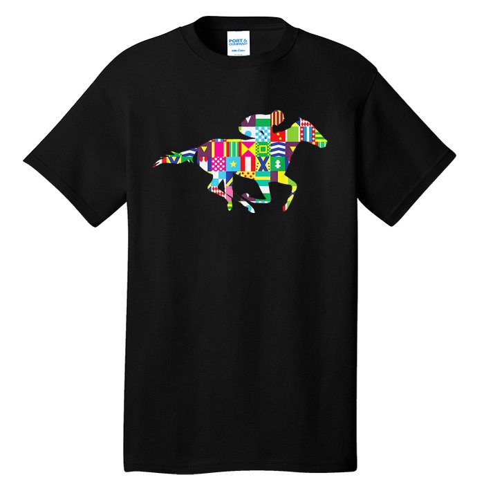 Cute Kentucky Horse Racing Silks Tall T-Shirt