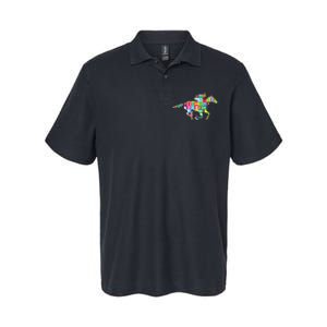 Cute Kentucky Horse Racing Silks Softstyle Adult Sport Polo