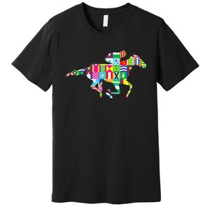 Cute Kentucky Horse Racing Silks Premium T-Shirt