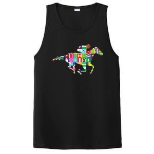 Cute Kentucky Horse Racing Silks PosiCharge Competitor Tank