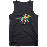 Cute Kentucky Horse Racing Silks Tank Top