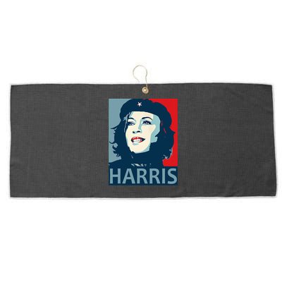 Che Kamala Harris Stop Commie La Harris Large Microfiber Waffle Golf Towel