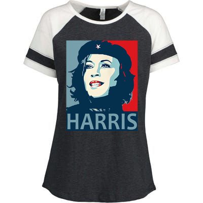 Che Kamala Harris Stop Commie La Harris Enza Ladies Jersey Colorblock Tee