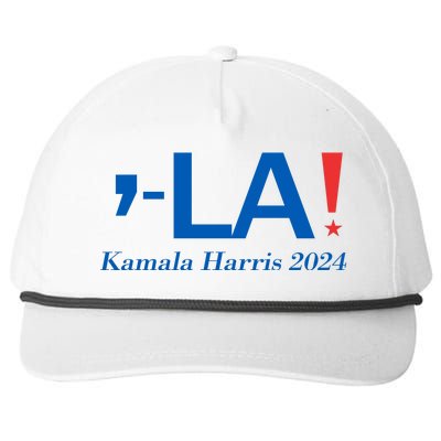 Commala Kamala Harris 2024 Snapback Five-Panel Rope Hat