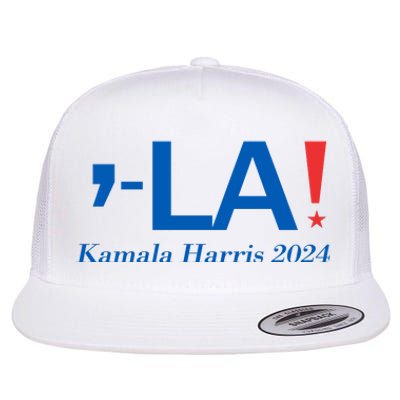 Commala Kamala Harris 2024 Flat Bill Trucker Hat