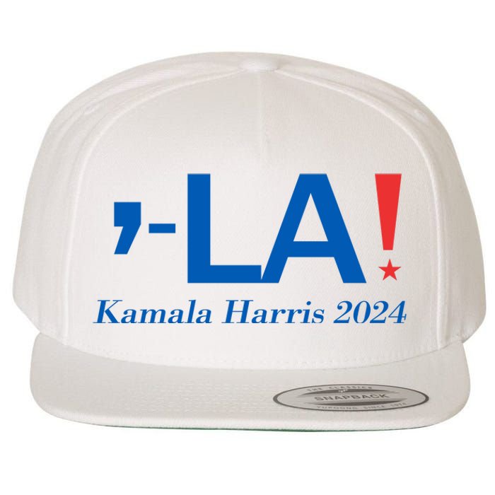 Commala Kamala Harris 2024 Wool Snapback Cap