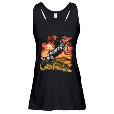 Charlise Kellys Horse Always Sunny Vintage Boy Ladies Essential Flowy Tank