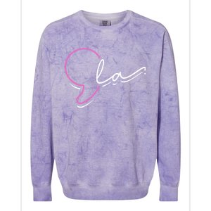 Cute Kamala Harris Comma La Colorblast Crewneck Sweatshirt